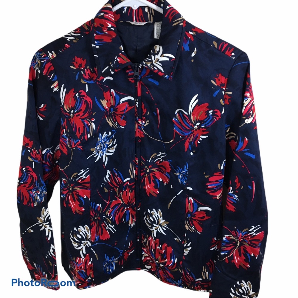 Laura Ashley Cotton Embroidered Jacket Sz PS